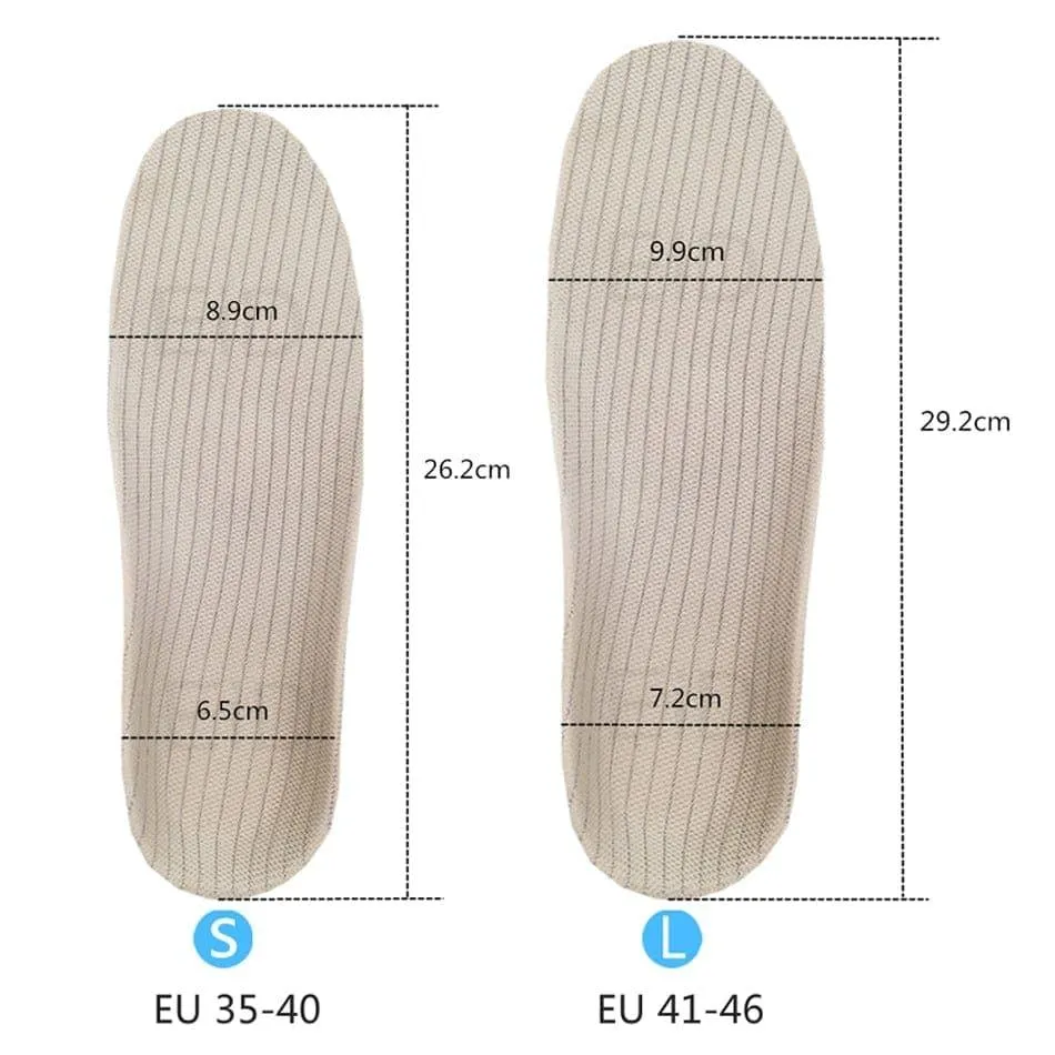 2 pieces Premium Orthotic UK Gel Insoles Orthopedic Flat Foot Health Sole Pad For Shoes Insert Arch Support Pad For Plantar fasciitis Unisex