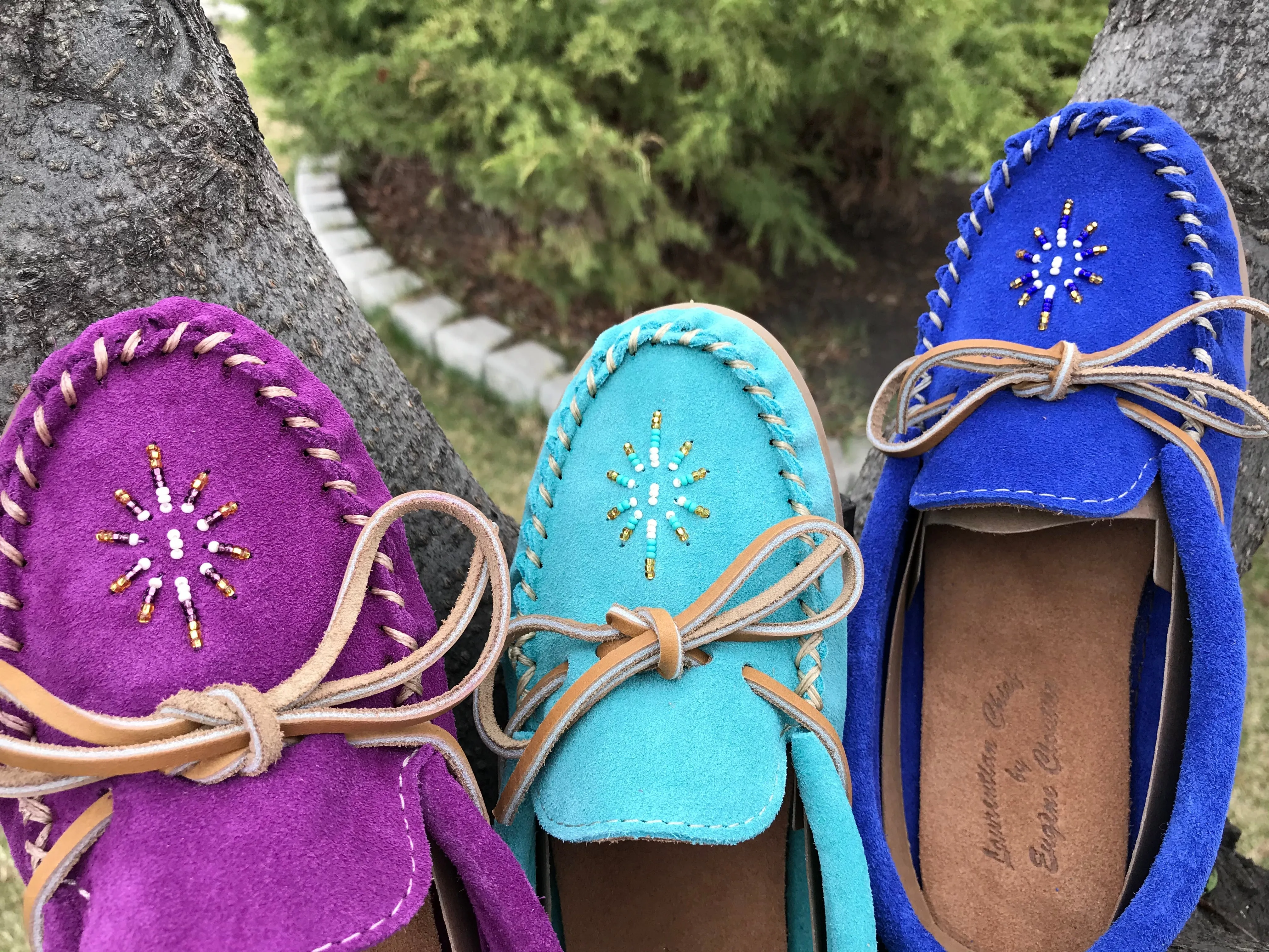 20 % Off Ladies Violet Moccasins - Size 10 Only Laurentian Chief Violet