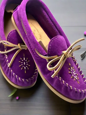 20 % Off Ladies Violet Moccasins - Size 10 Only Laurentian Chief Violet