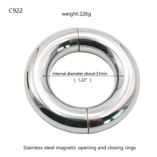 304 Stainless Steel Heavy Ball Scrotum Stretcher