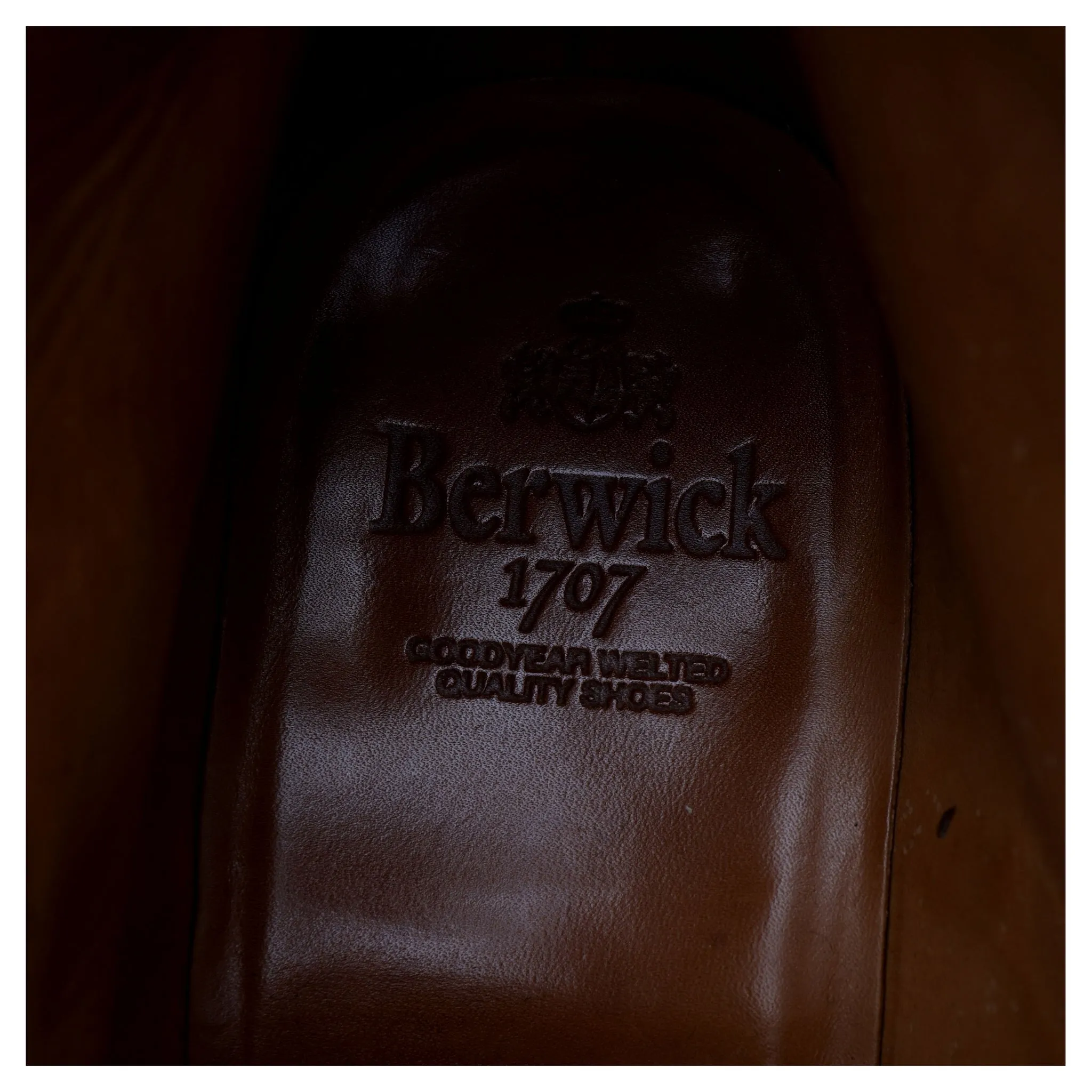 '321' Brown Grain Leather Boots UK 10