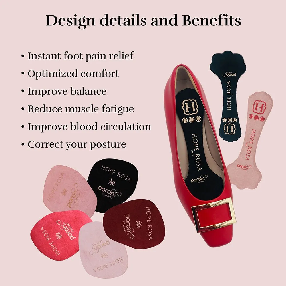 4- Pair Cushion Ball Of Foot Insoles for Women - Sole Spots