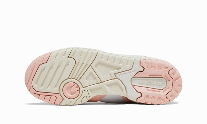 New Balance 550 White Pink Sea Salt Rollbar Stability System
