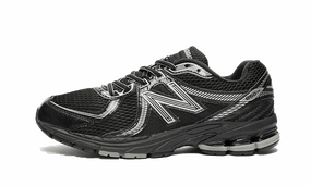 860 Black Silver Compression Knit Upper Eco Friendly Production