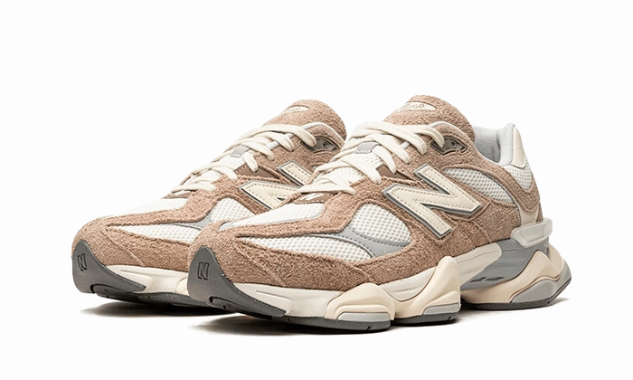 New Balance 9060 Driftwood Knit Weave Texture Seamless performance