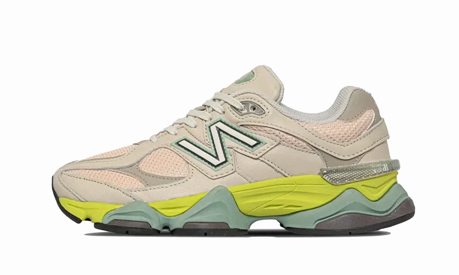 9060 Moonbeam Vintage Rose Lime Cross Training Sneakers