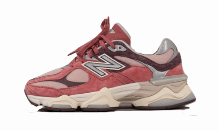 New Balance 9060 Sea Salt Cherry Blossom Seamless Design