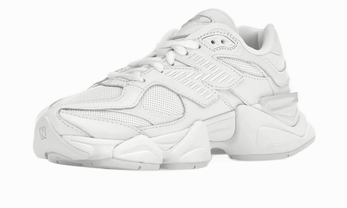 New Balance 9060 Triple White MoldedInsole
