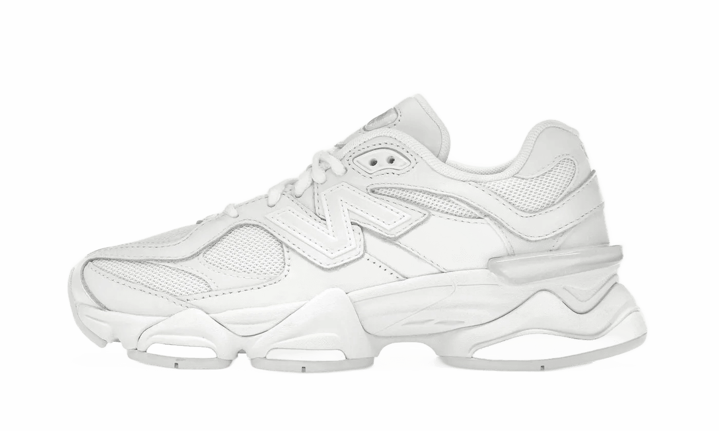 Microfiber Overlays New Balance 9060 Triple White