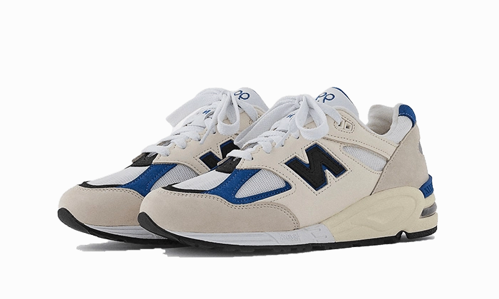 990 v2 Made In USA White Blue Neutral Top Rigidity Control