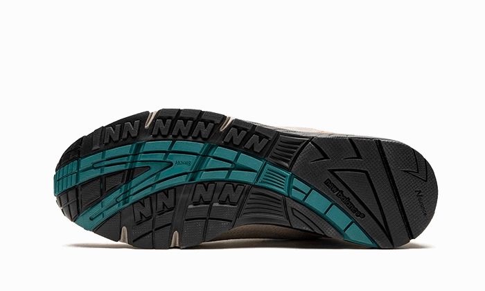 991 Made In UK Palace Brown Teal Spring Bounce Dynamic Lacing System