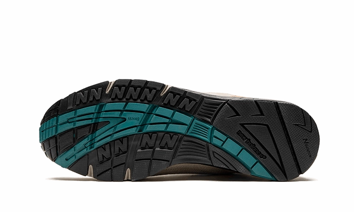 991 Made In UK Palace Brown Teal Barefoot Shoe Tech