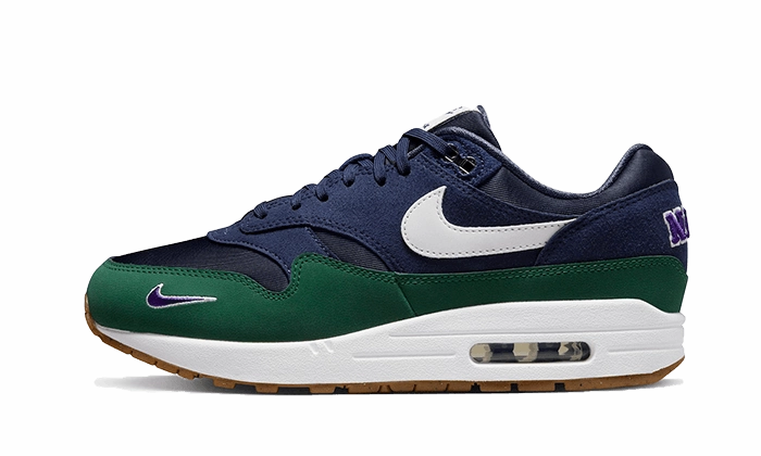 Oversized Tongue Tapered Heel Design Nike Air Max 1 ??7 QS Obsidian