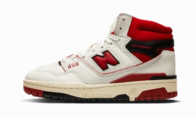New Balance 650R Aim Leon Dore White Red Precision Edge Design Urban Movement