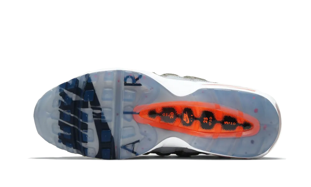 Nike Air Max 95 Kim Jones Total Orange Street Outfit Foot Health