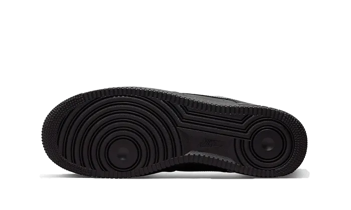 Air Force 1 Low Black Blue Lightning soccer - compatible shoes