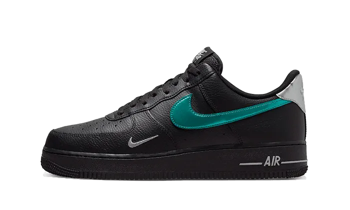 Air Force 1 Low Black Blue Lightning Sunrise Run