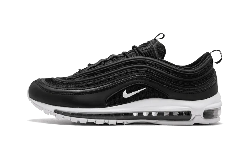 Air Max 97 Black White Swoosh water - repellent upper shoes