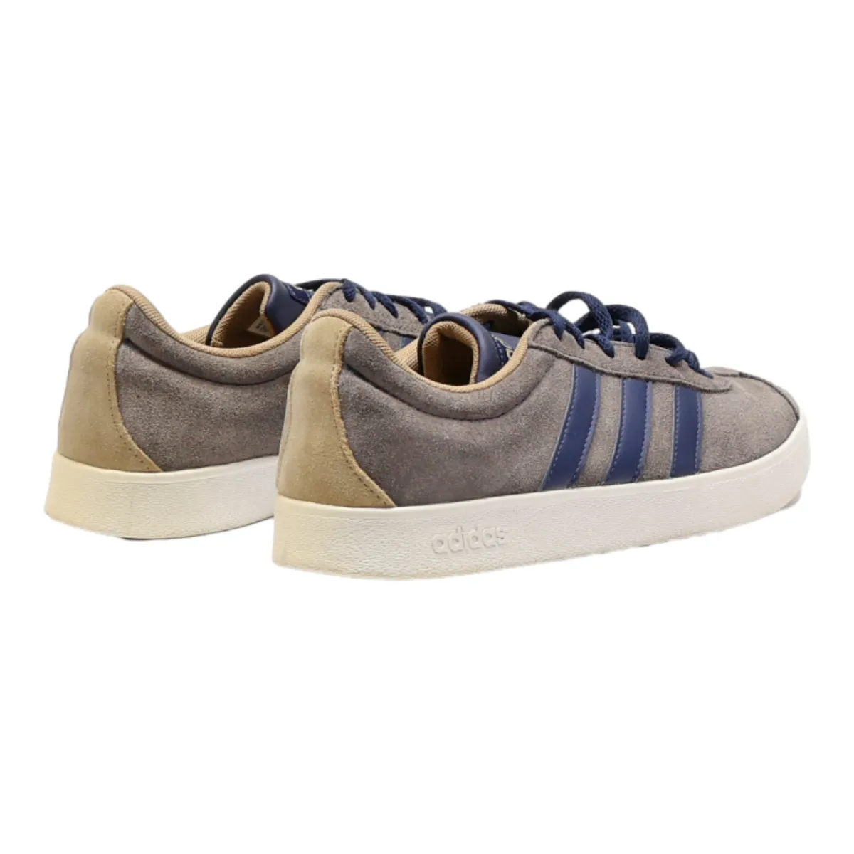 ADIDAS Low Top Trainers Grey Synthetic Mens UK 7.5