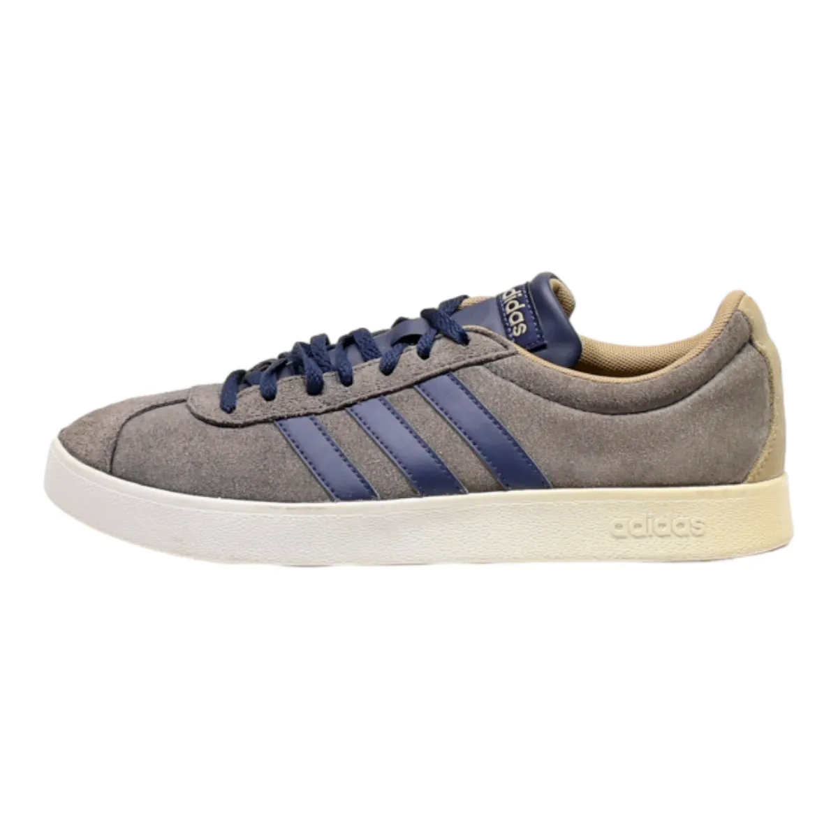 ADIDAS Low Top Trainers Grey Synthetic Mens UK 7.5