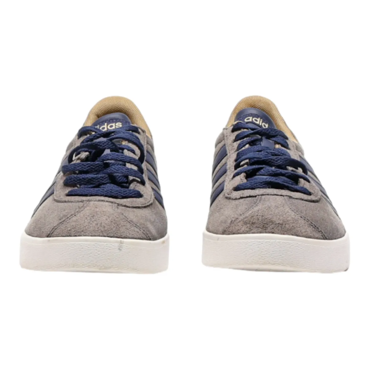 ADIDAS Low Top Trainers Grey Synthetic Mens UK 7.5