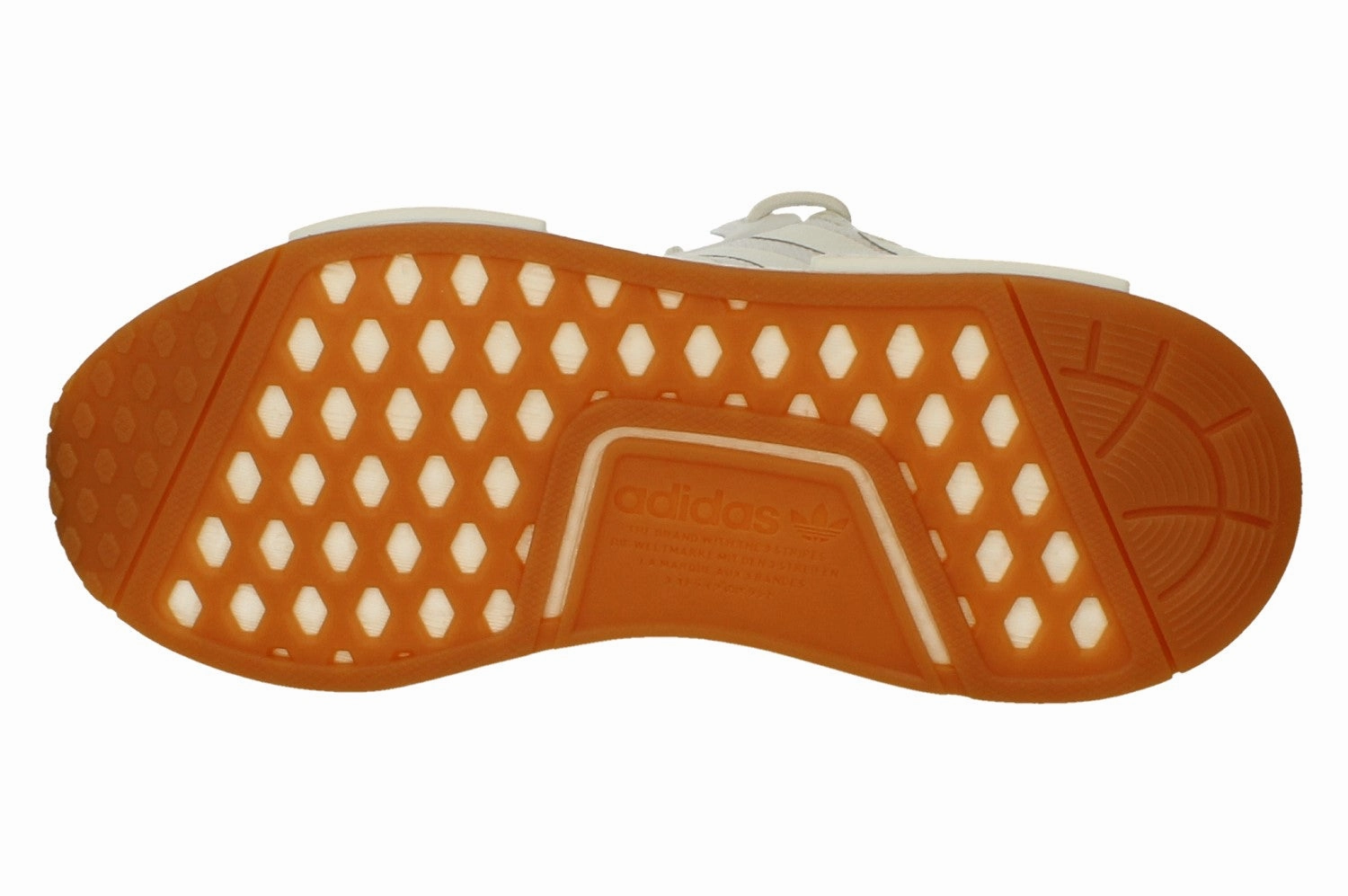 Adidas Nmd_R1 Mens Sneakers  GZ9260 running on a dirt track shoes