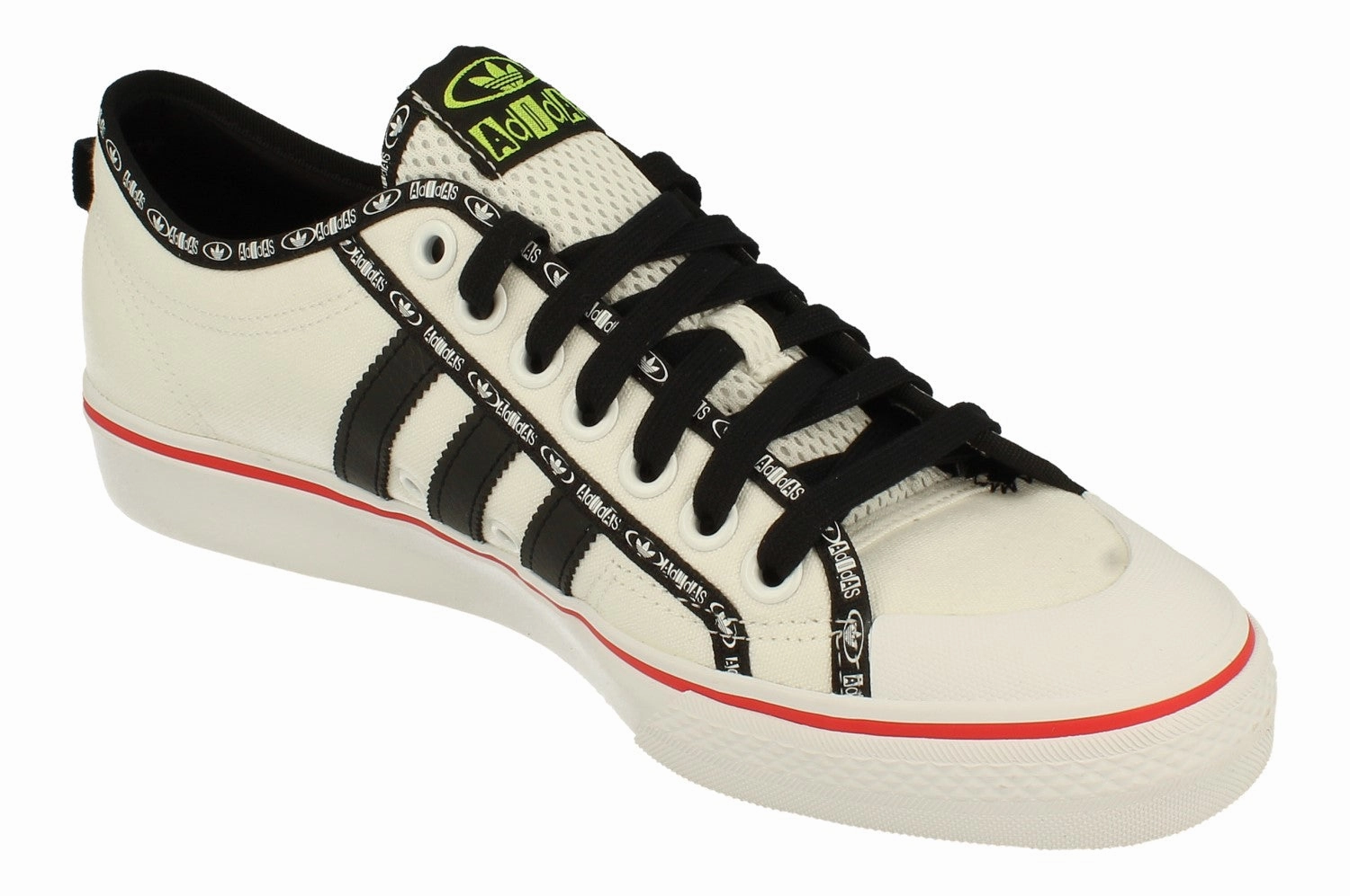 compression support snow running footwear Adidas Originals Nizza Mens Trainers Sneakers GX6093