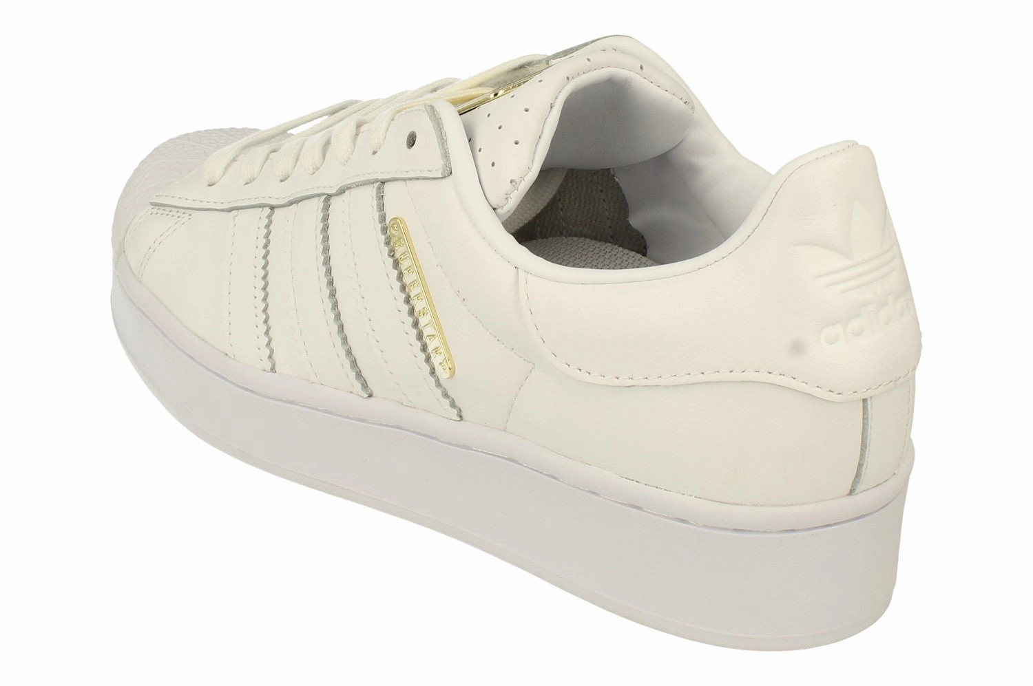 Shock   Absorbing Midsole Heel - striker Adidas Originals Superstar Bold Womens Trainers Sneakers FW4520
