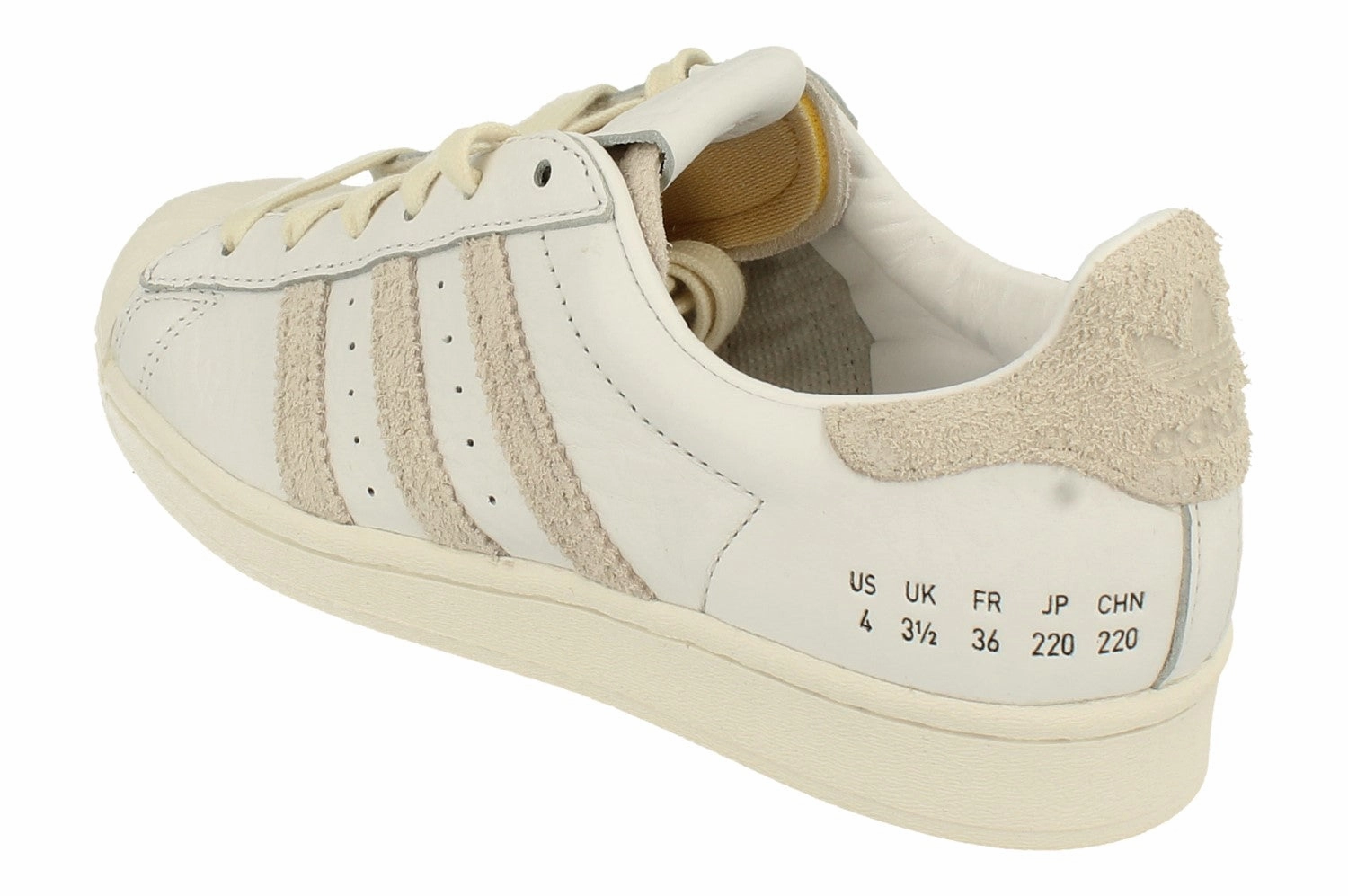 sand Adidas Originals Superstar Mens Trainers Sneakers FY0038