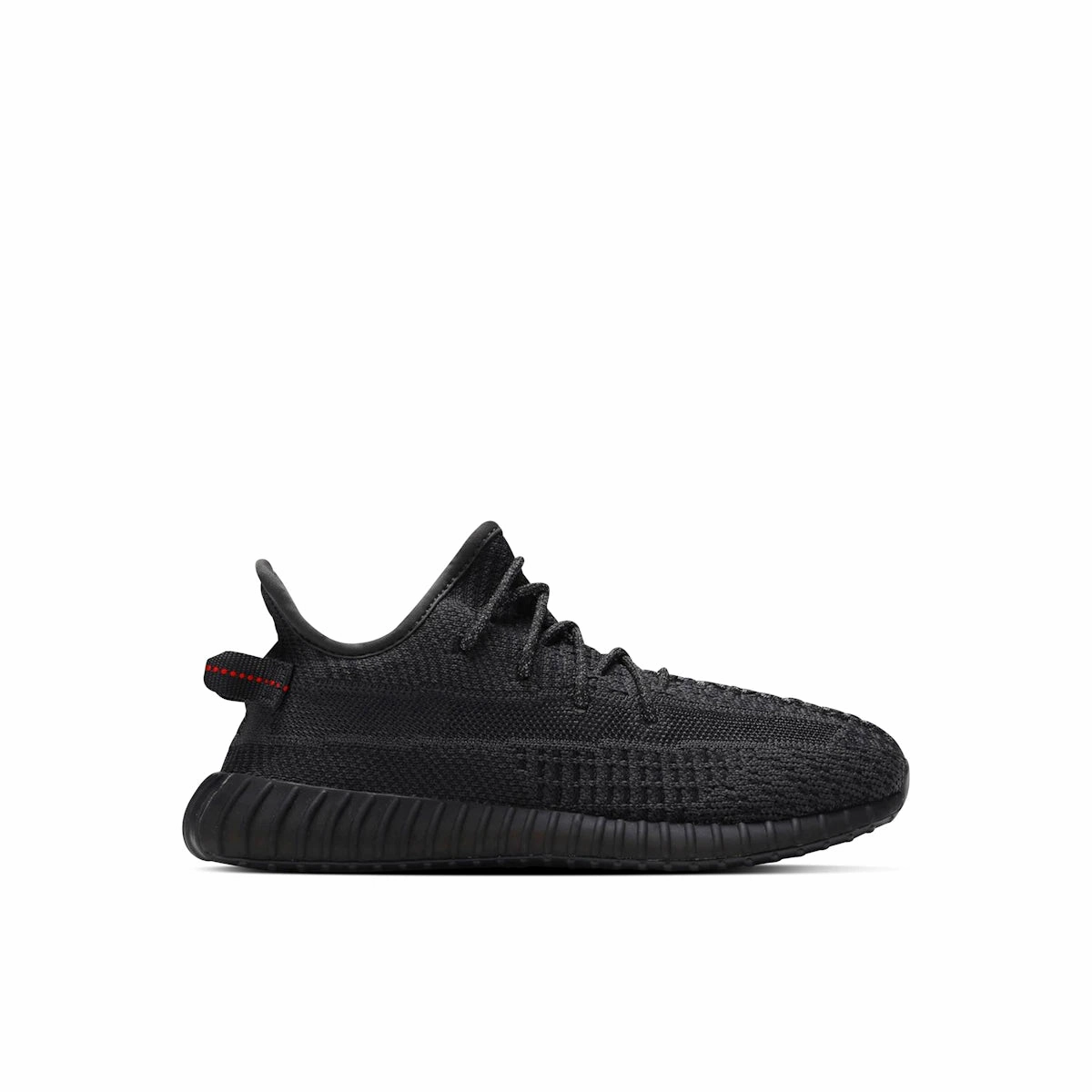 Stylish Motion Clean Shape Adidas Yeezy Boost 350 V2 Black (Non-Reflective)