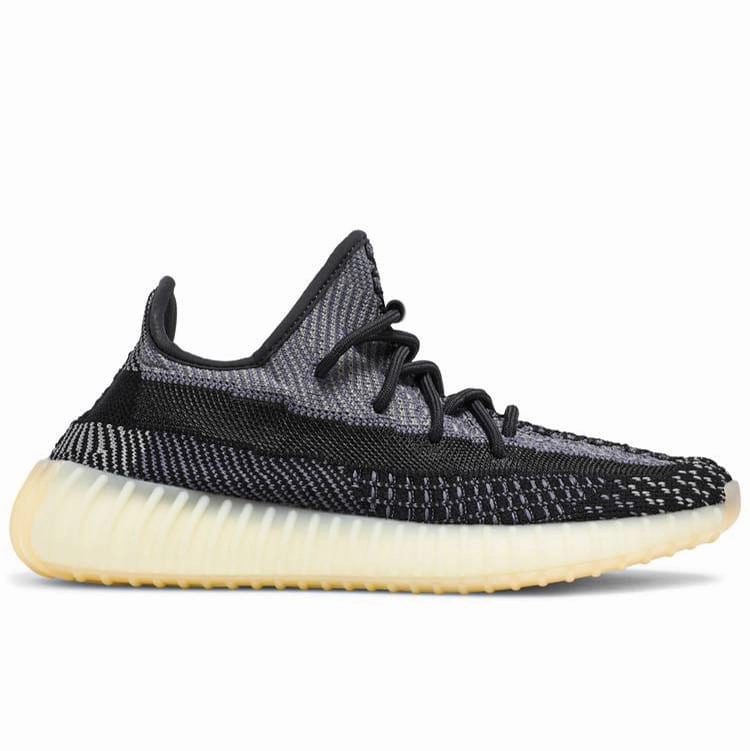 Adidas Yeezy Boost 350 V2 Carbon Glow Step ElasticMaterial