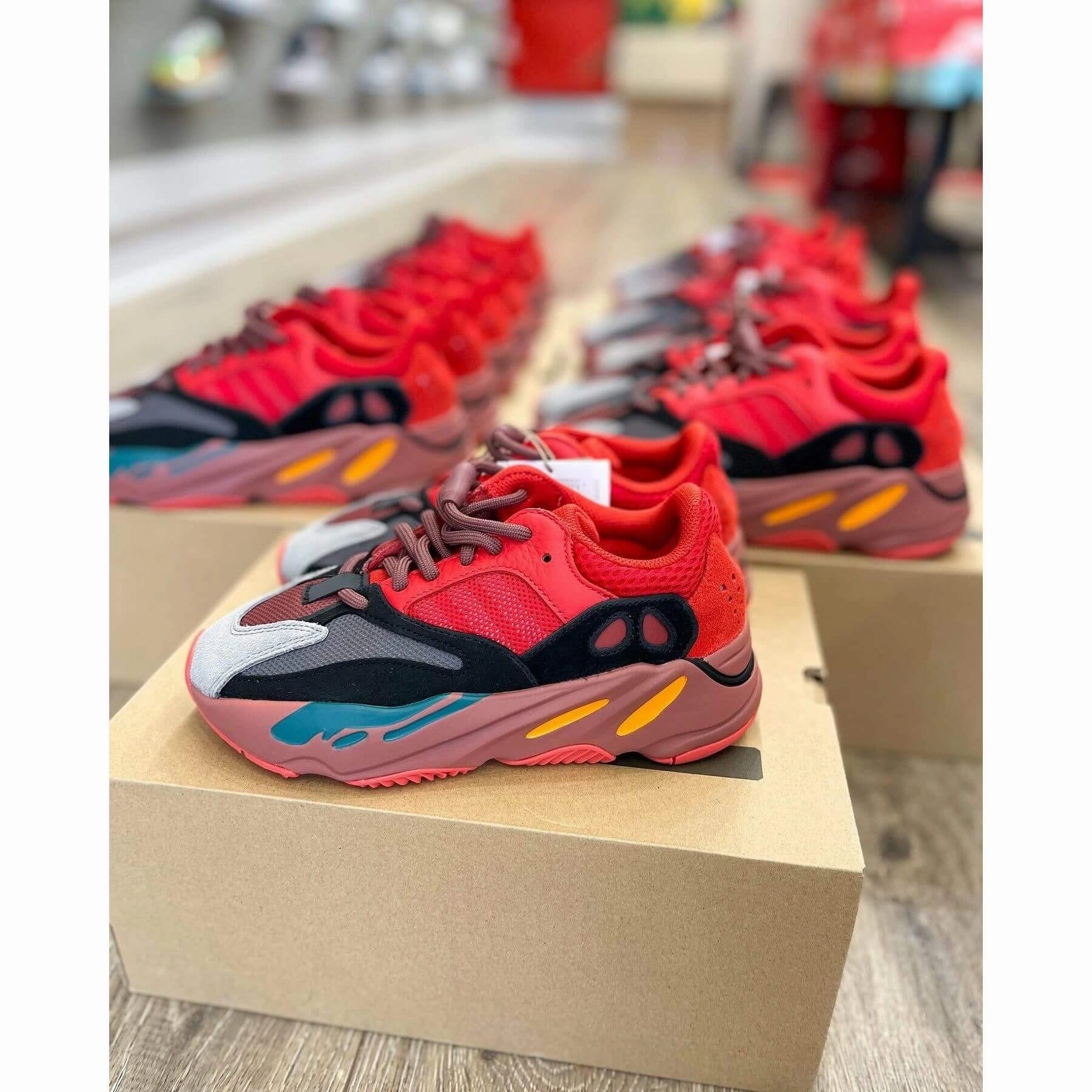 adidas Yeezy Boost 700 Hi-Res Red Cold Jog breath easy