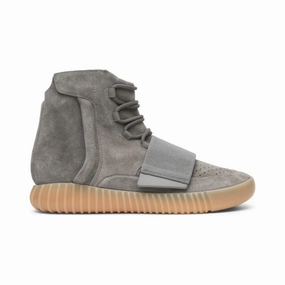 Effortless Walk Simple Look Adidas Yeezy Boost 750 Light Grey Glow In The Dark