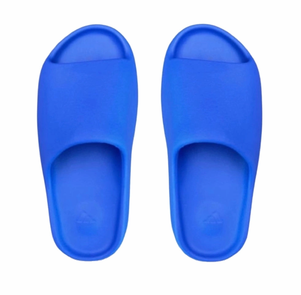 Effortless Foot Slip Beach Slip-On Adidas Yeezy Slide 'Azure'