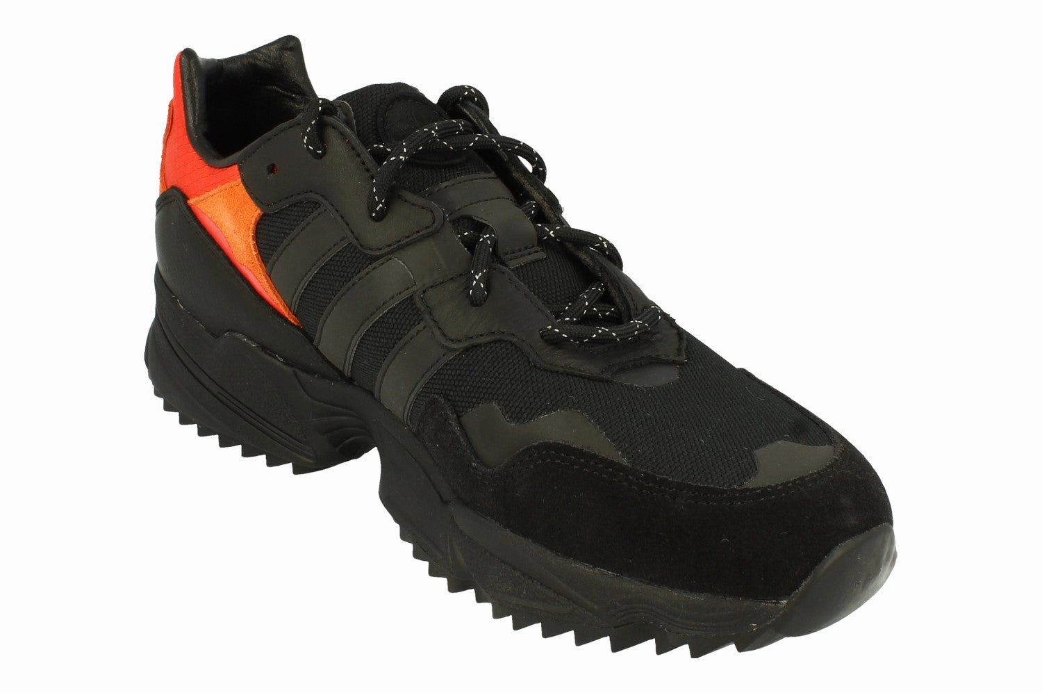 Snowy Terrain Every Step Adidas Yung-96 Trail Mens Sneakers