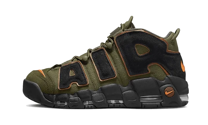 Air More Uptempo '96 Cargo Khaki anti - odor shoes easy - on design