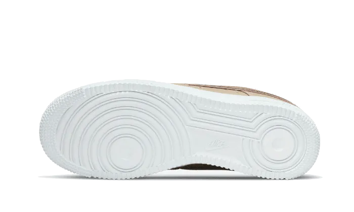 comedy - themed running shoes arch - cup running wear Air Force 1 Low '07 Hemp Metallic Rose Gold