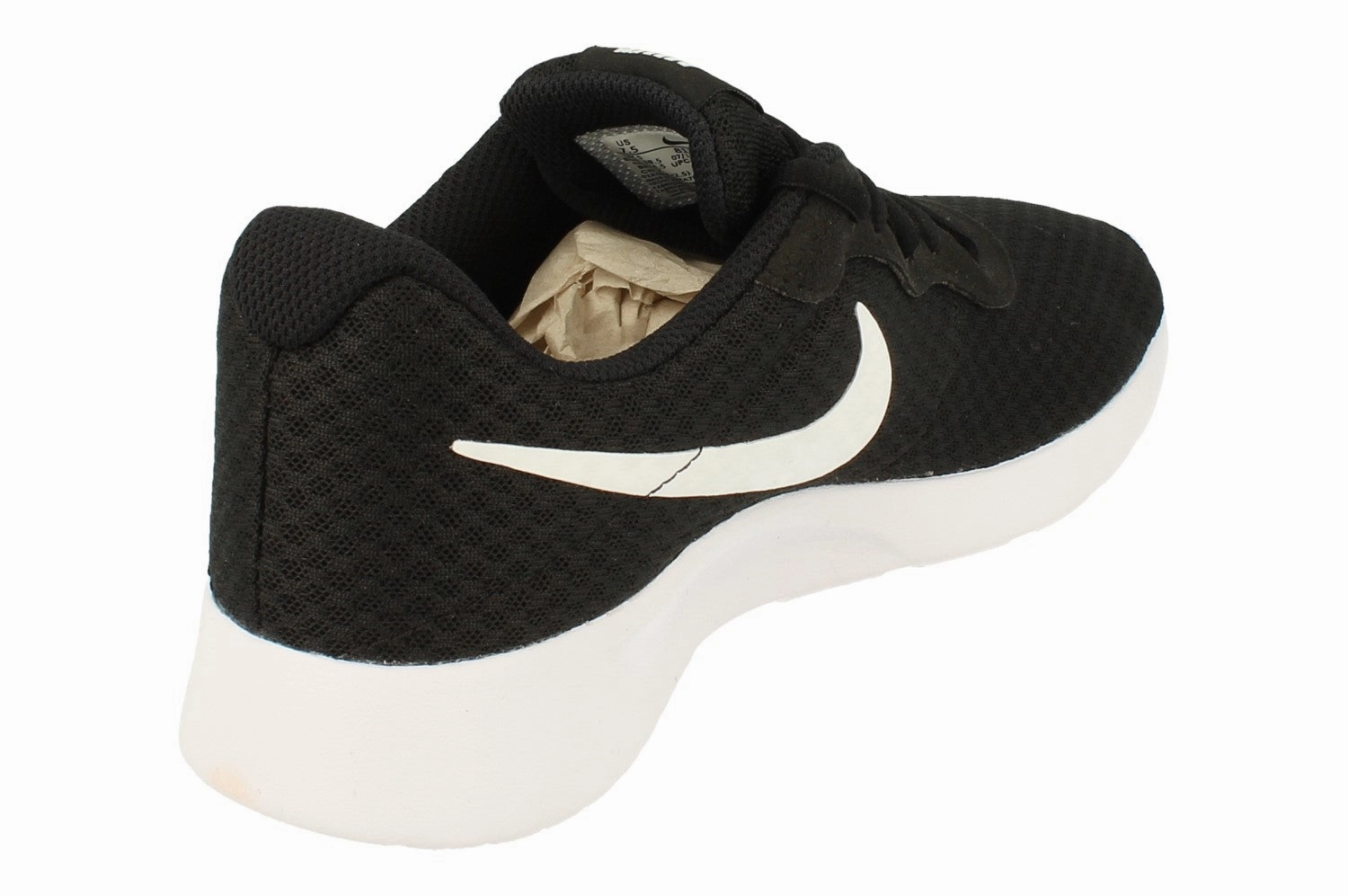 Nike Womens Tanjun 812655 011 running with a headlamp anti - fatigue sole