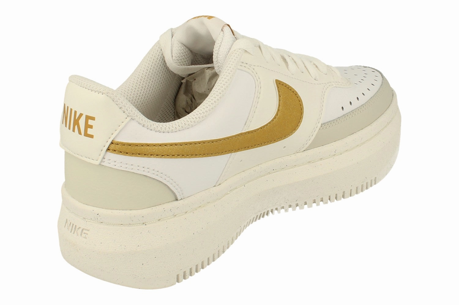 Nike Womens Court Vision Alta Trainers DZ5394 100 leather running shoes downhill running shoes