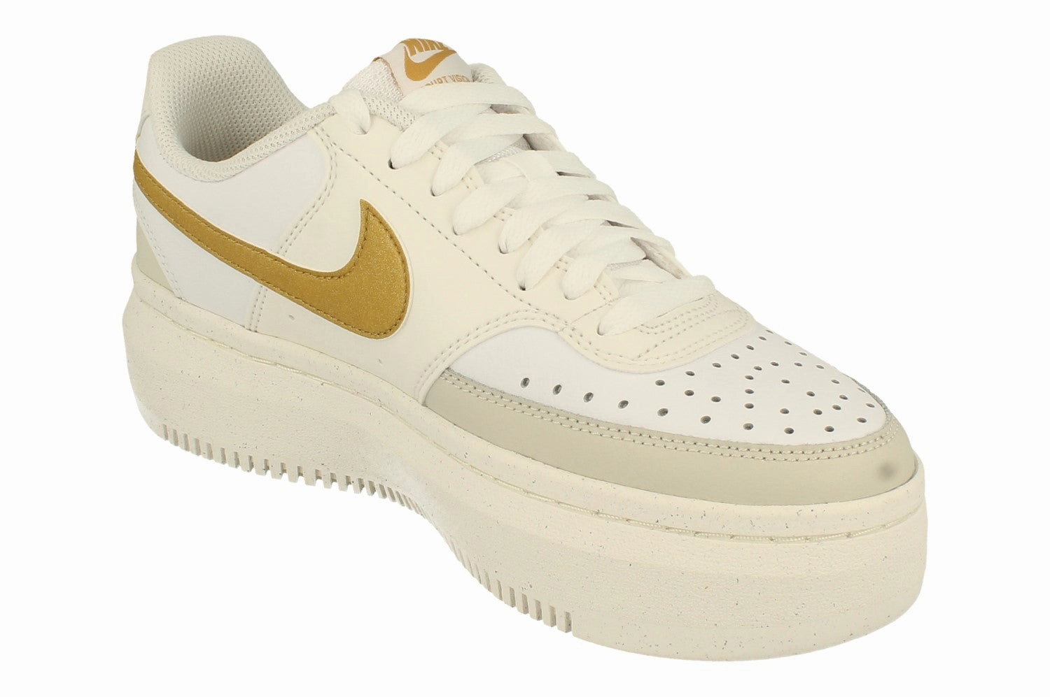 Beach running item Endurance Cushioning Nike Womens Court Vision Alta Trainers DZ5394 100