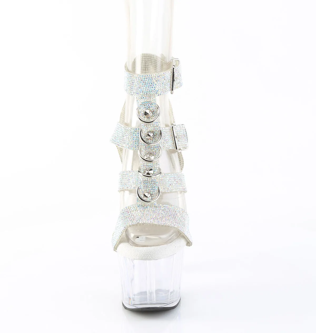 ADORE-756RS Pleaser Caged Bling Platform Stripper Heels