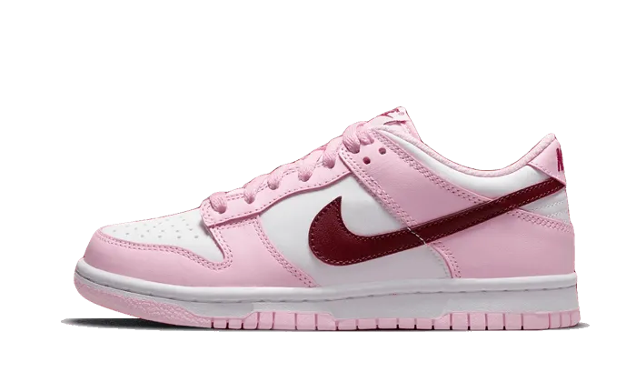 Low Impact Sole Trail Usage Nike Dunk Low Pink Red White