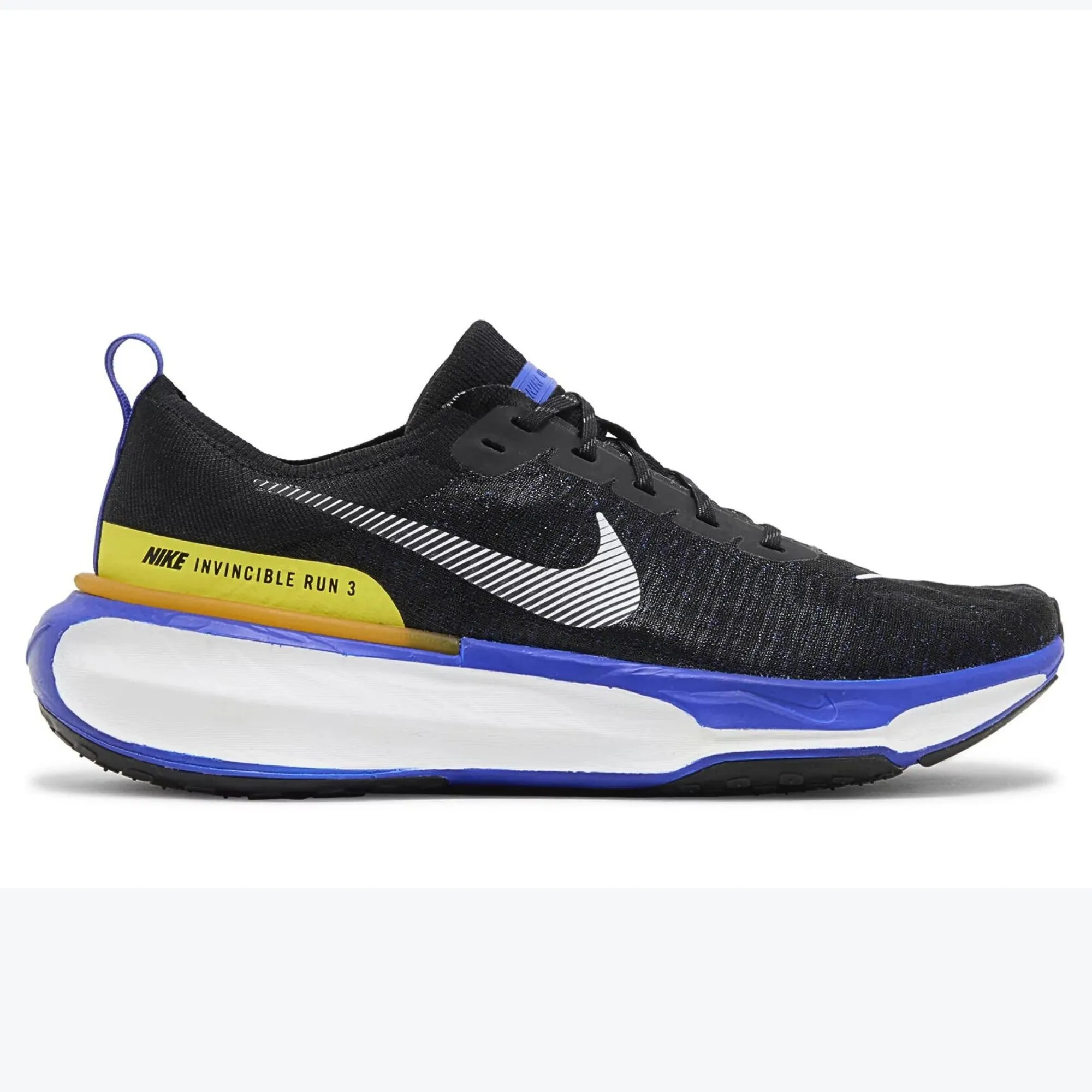 Nike ZoomX Invincible Run Flyknit 3 'Black Racer Blue' Summer Walks Light Fabric