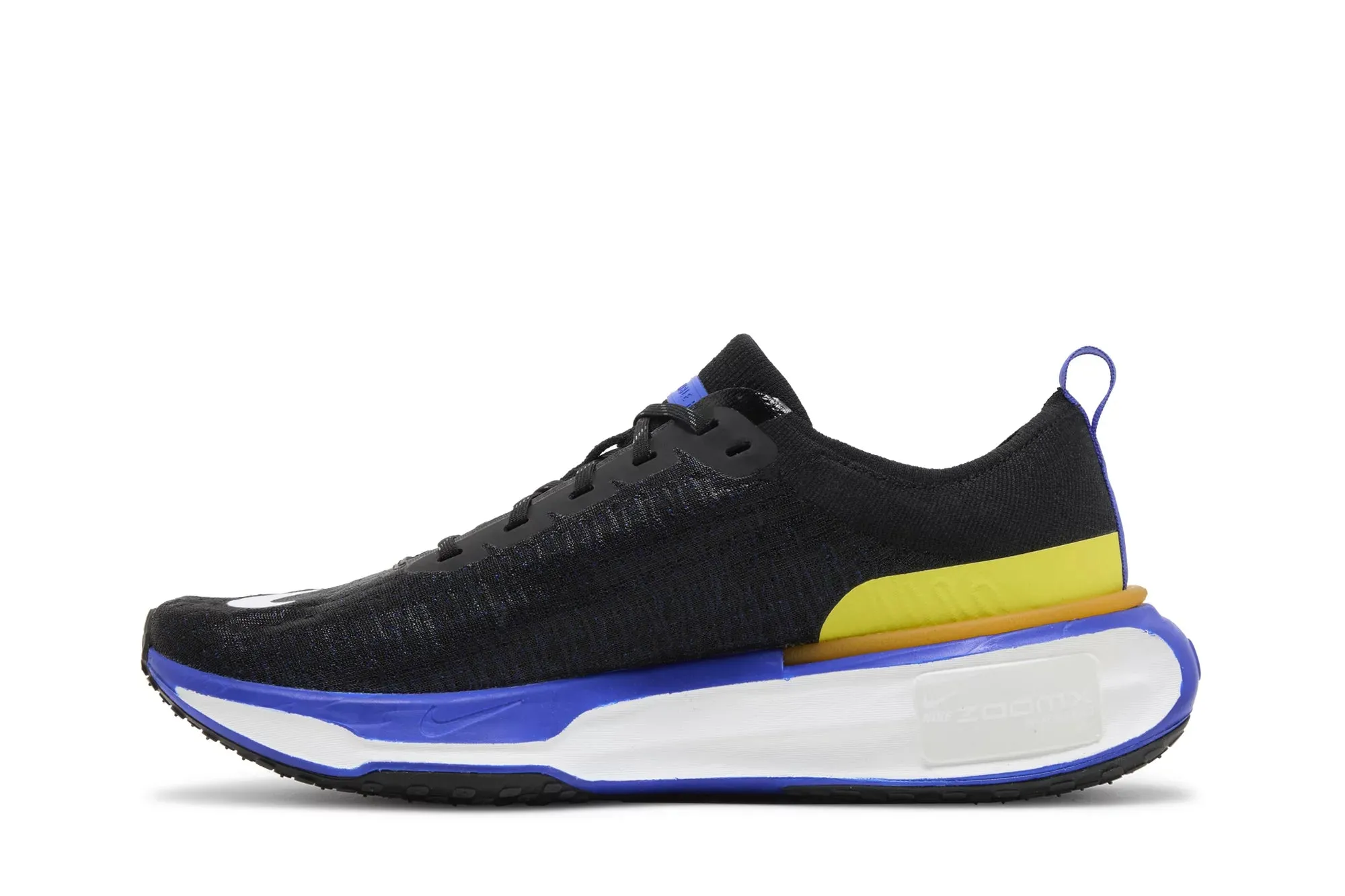 Nike ZoomX Invincible Run Flyknit 3 'Black Racer Blue' Tailored Comfort Lightweight Midsole Geometry