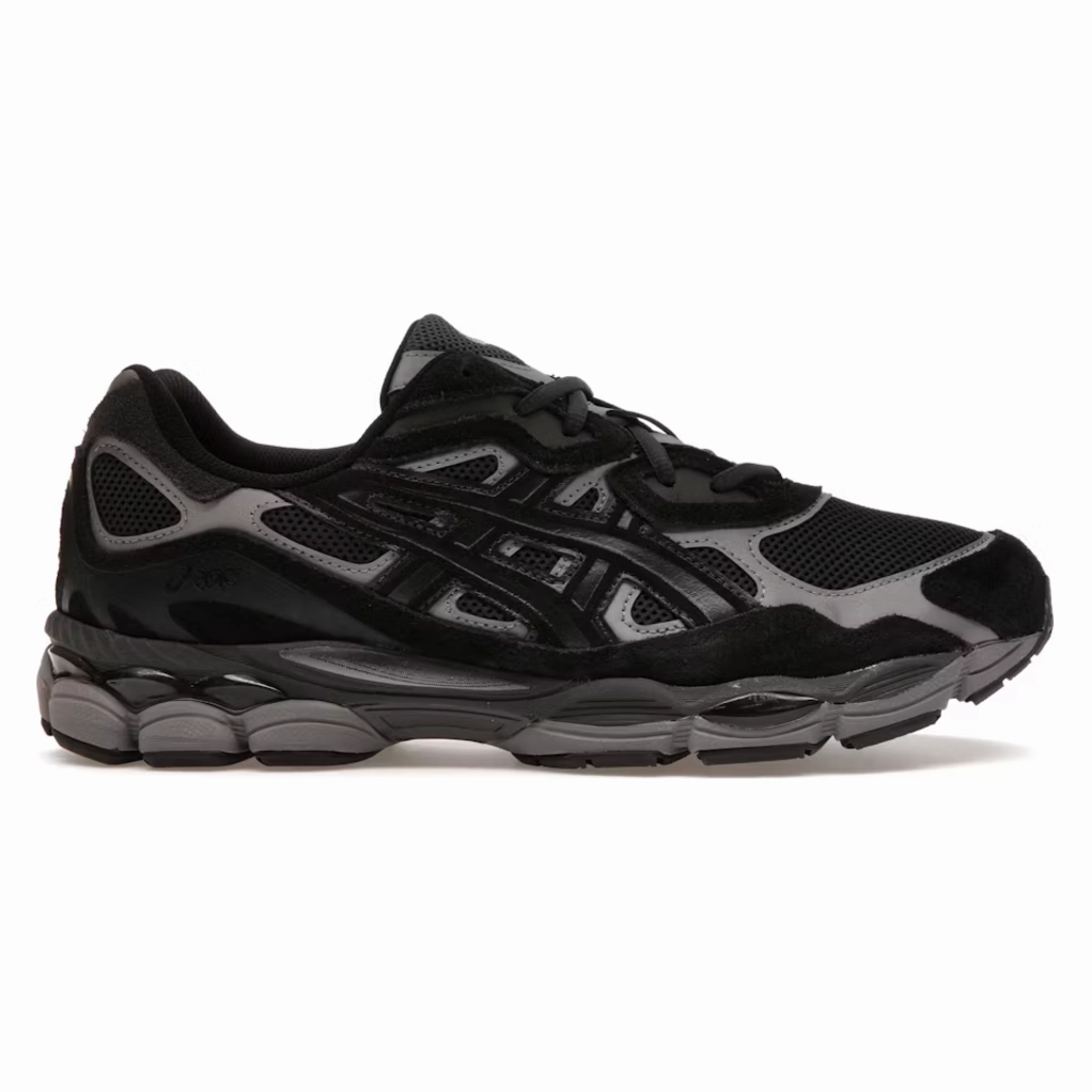 windproof upper shoes ASICS Gel-NYC Graphite Grey Black