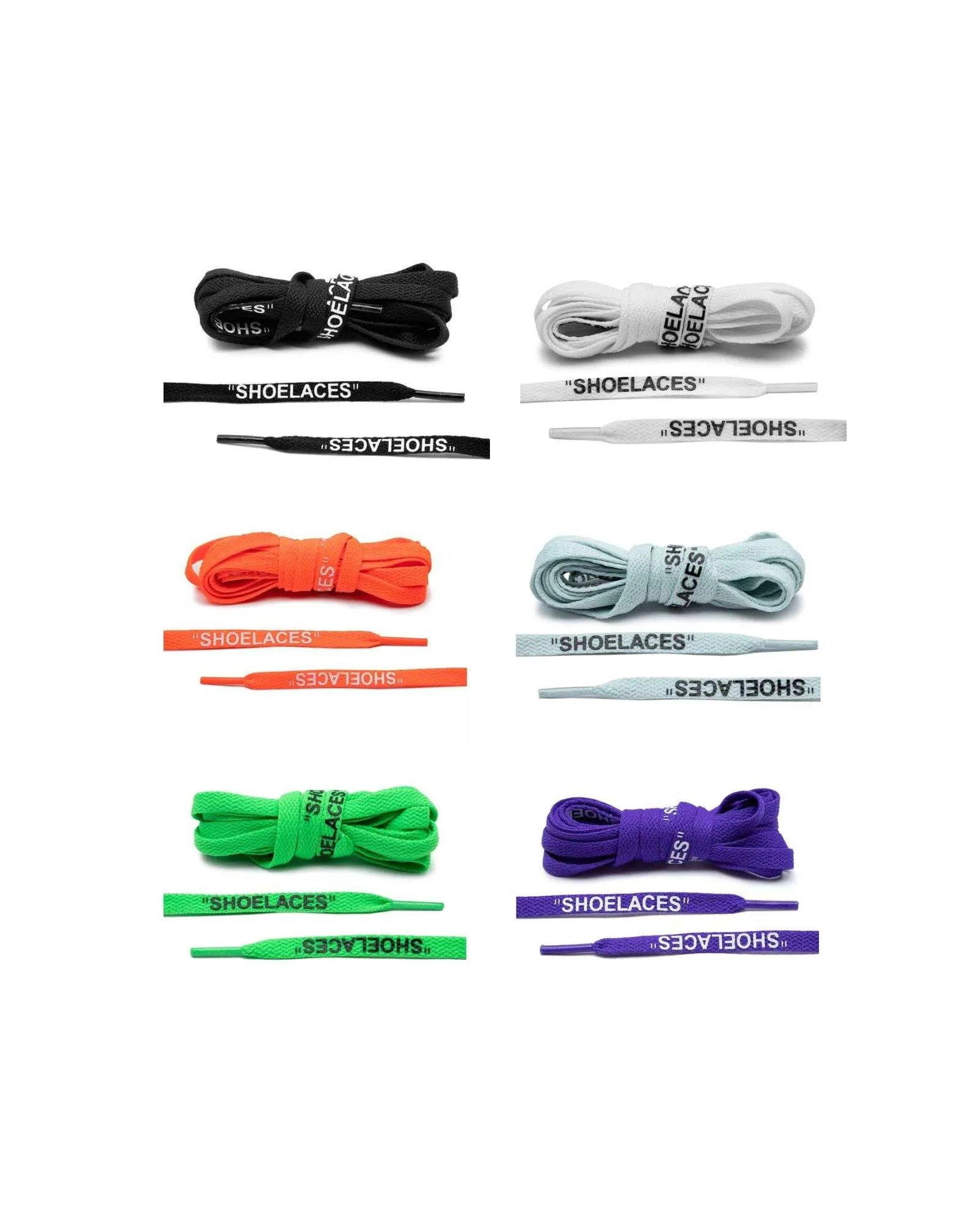 Agujetas shoelaces black – off white