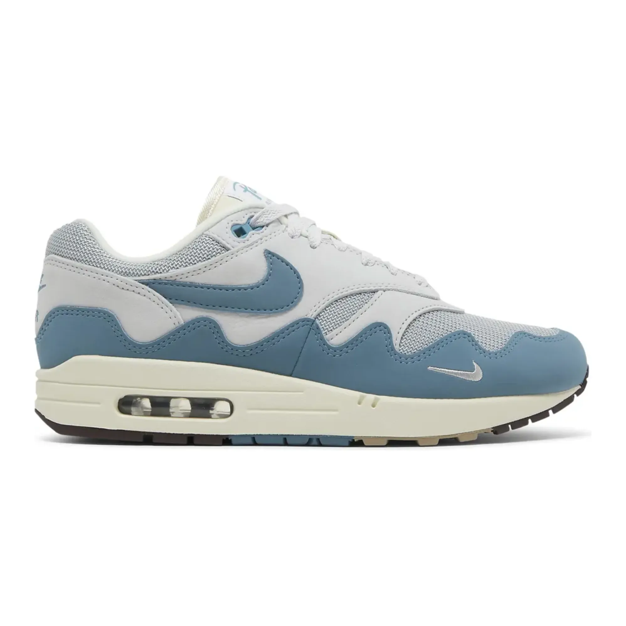 medium width fulfillment Nike Air Max 1 Patta Waves Noise Aqua (with bracelet)