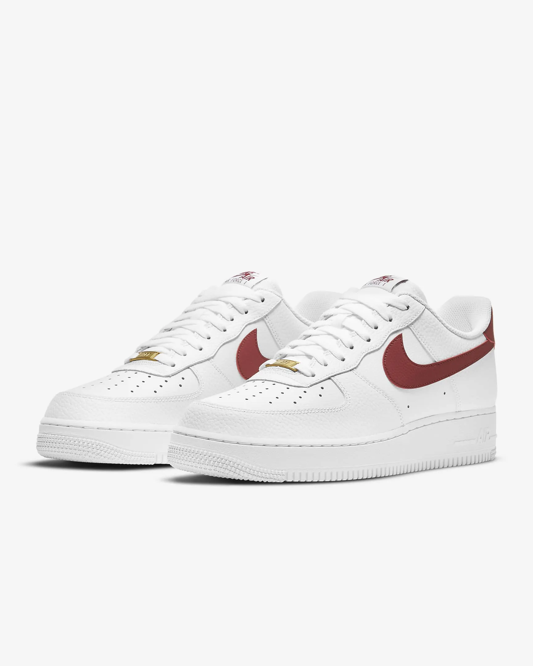 Ventilation holes Air Force 1 '07 Low "White Team Red"
