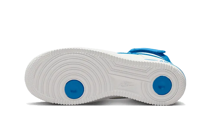 Air Force 1 High 40th Anniversary White Blue Medium Pace heel - strap shoes