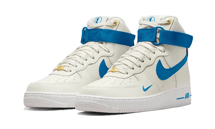 Air Force 1 High 40th Anniversary White Blue gym workouts